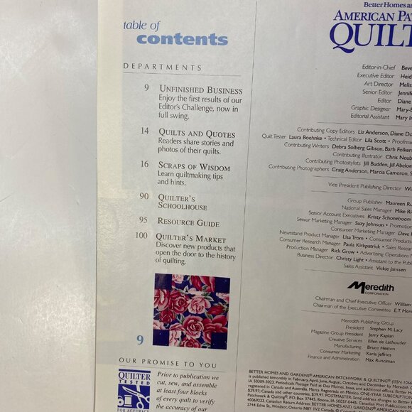 American Patchwork & Quilting Magazine 30 Gift Ideas December 2002 Issue No. 59 - Picture 4 of 7